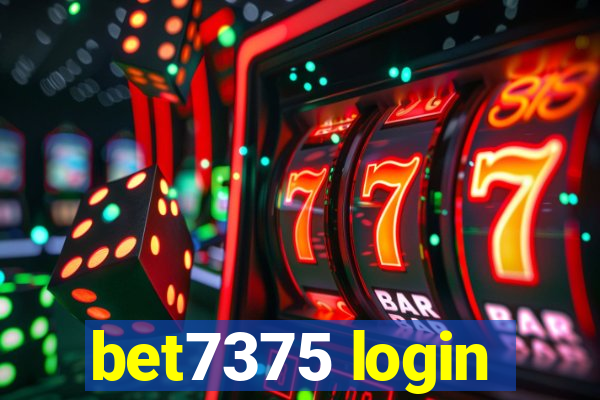 bet7375 login